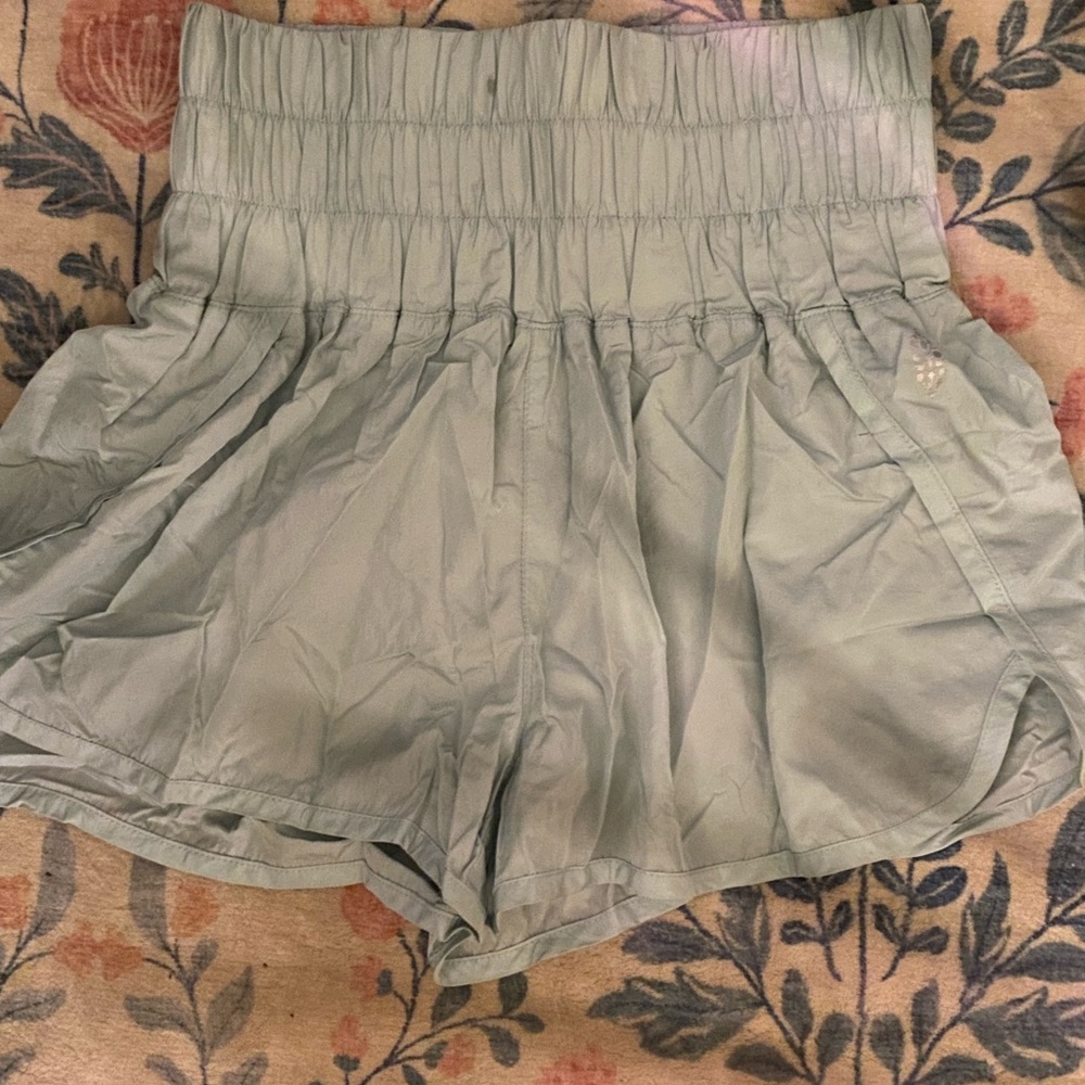Women's Light blue free people shorts